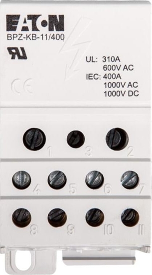 Изображение Eaton Blok listew rozdzielczych 1-biegunowy 400A BPZ-KB-11/400 102713