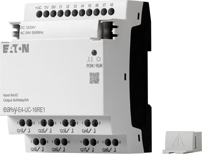 Attēls no Eaton EASYE4,ROZ.12-24VDC,24VAC,8DI,8DO-R