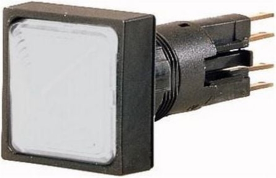 Picture of Eaton Napd przycisku 25 x 25mm biay bez samopowrotu z podwietleniem Q25LTR-WS (087232)