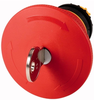 Attēls no Eaton Napd przycisku bezpieczestwa M22-PVS45P-MS1 45mm z kluczykiem - 121468