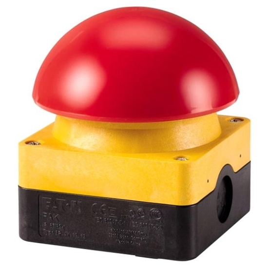 Picture of Eaton Przycisk bezpieczestwa FAK-R/V/KC11/IY 1R 1Z IP67 bez samopowrotu czerwony 229748