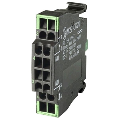 Picture of Eaton Styk pomocniczy M22-CK20 2Z monta czoowy 107898
