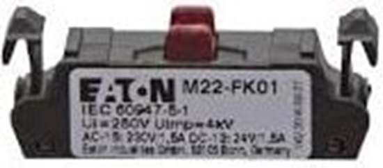 Picture of Eaton Styk pomocniczy paski 1R monta czoowy M22-FK01 180791 M22-FK01 (180791)
