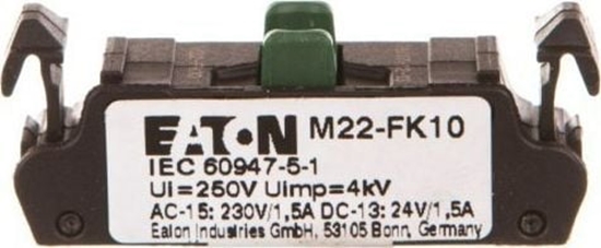 Изображение Eaton Styk pomocniczy paski 1Z monta czoowy M22-FK10 (180792)