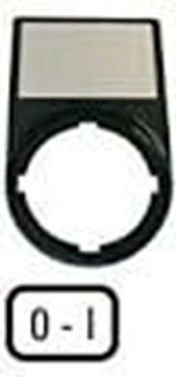 Picture of Eaton Tabliczka opisowa 0-I 50x30mm czarna (218147)