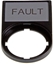 Picture of Eaton Tabliczka opisowa FAULT 50 x 30mm czarna prostoktna M22S-ST-GB8 (216498)