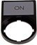 Attēls no Eaton Tabliczka opisowa ON 50 x 30mm czarna 22mm prostoktna M22S-ST-GB6 (216496)