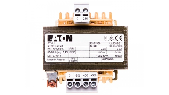 Picture of Eaton Transformator 1-fazowy 100VA 400/230V - 046630