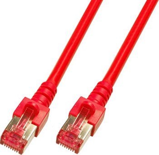 Picture of EFB EFB- Electronic ECOLAN - Patch- Cable - RJ- 45 (M) to RJ- 45 (M) - 25 m - pairs in metal foil (PiMf) - CAT 6 - halogen free, stranded - red (K5512.25)