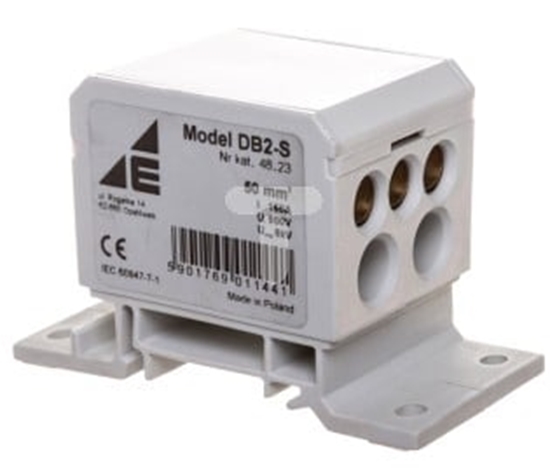 Изображение Elektro-Plast Blok rozdzielczy 2x4-50mm2 + 2x4-35mm2 + 3x2,5-25mm2 szary DB2-S