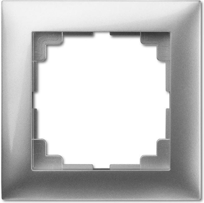 Attēls no Elektro-Plast Ramka pojedyncza Sentia srebro bysk (1471-56)
