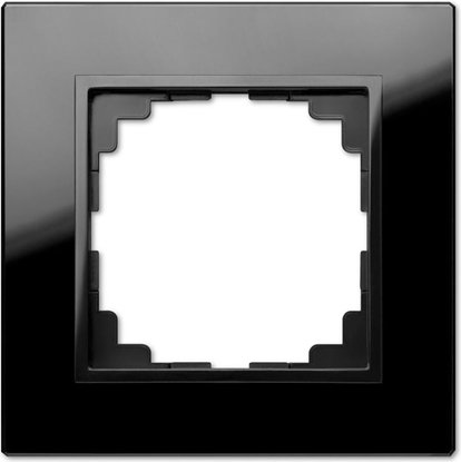 Attēls no Elektro-Plast Ramka Sentia 1-krotna szklana czarna (1471-61)