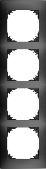Picture of Elektro-Plast Vestra Ramka poczwórna IP20 czarny 3874-09
