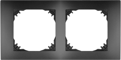 Attēls no Elektro-Plast Vestra Ramka podwójna IP20 czarny 3872-09