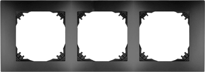 Attēls no Elektro-Plast Vestra Ramka potrójna IP20 czarny 3873-09