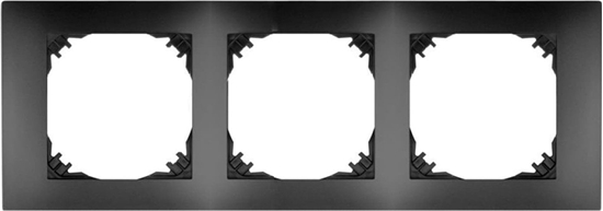 Picture of Elektro-Plast Vestra Ramka potrójna IP20 czarny 3873-09