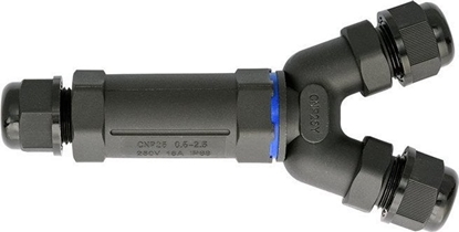 Attēls no Elektro-Plast Zczka kablowa hermetyczna 3x2,5mm2 16A 250V IP68 trójnik SPNTY 325 39.327