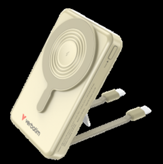 Изображение Enerģijas krātuve Verbatim Charge n Go Gold 10000mAh Magnetic Wireless