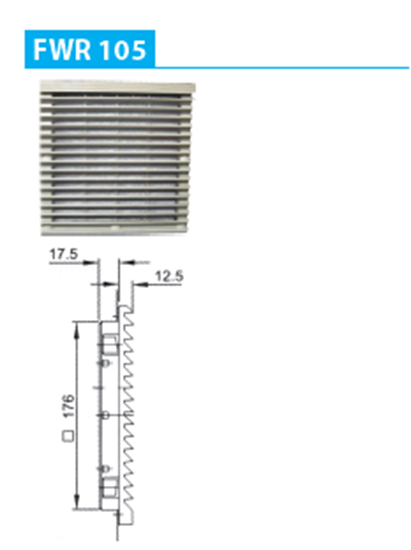 Picture of Ergom Filtr do wentylatora FWR 105 (R37RC-01010100301)