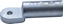 Picture of Ergom Kocówka oczkowa aluminiowa szczelna KRA 50/10 (E12KA-01010101200)