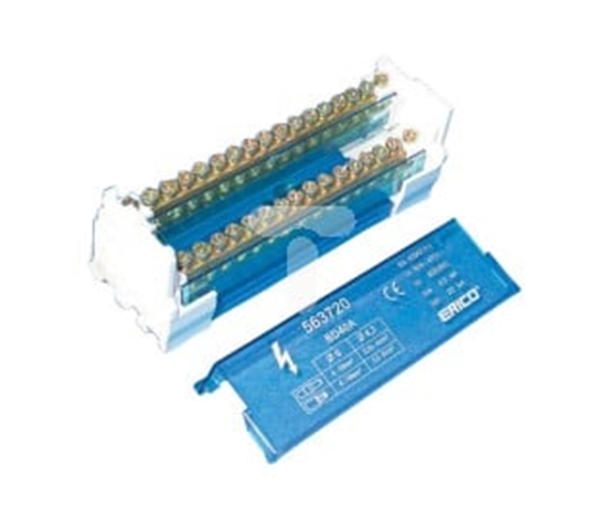 Изображение ERICO Blok dystrybucyjny 2P 40A 15x(6-16mm2 + 4-10mm2) BD40A