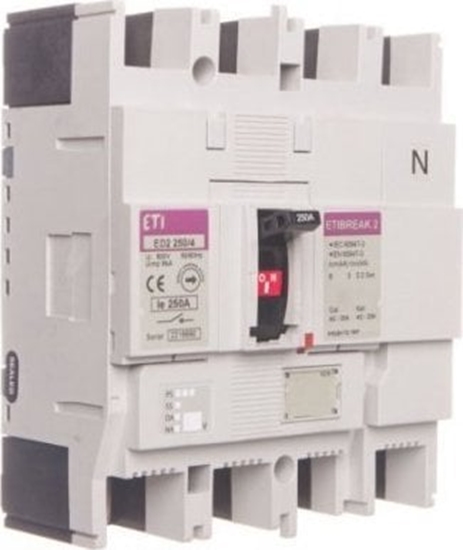 Изображение Eti-Polam Rozcznik izolacyjny 4P 250A 6kA ED2 250/4 004671278 - 4671278