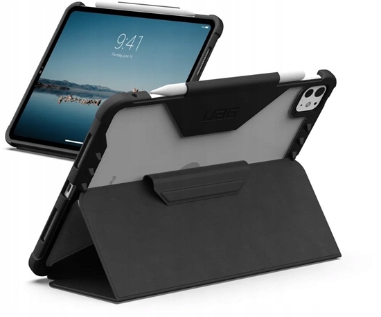 Изображение Etui na tablet UAG Plyo LT - protective case with holder for Apple Pencil do iPad Pro 11" (M4 2024, M5 2025) (black-ice)