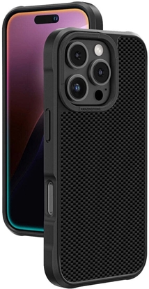 Attēls no Etui pancerne AMAZINGTHING Titan Max Case z wóknami aramidowymi 600D do iPhone 16 Pro Max - czarne