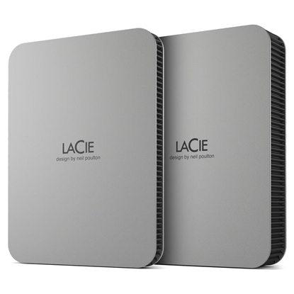 Attēls no LACIE Mobile Portable HDD 2TB USB silver