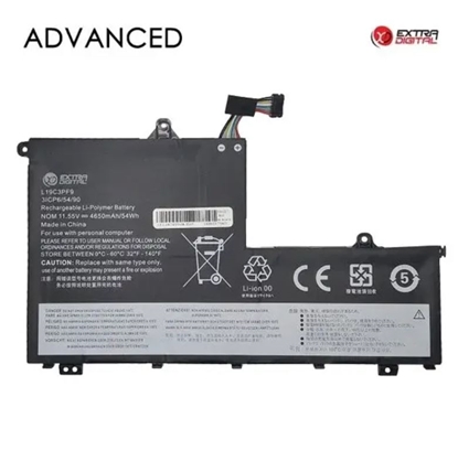 Изображение ExtraDigital L19C3PF9 Akumulators priekš klēpjdatoram Lenovo 4650mAh