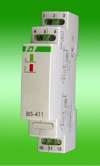 Picture of F&F Przekanik impulsowy 240V 16A 1 modu IP40 (BIS-411)