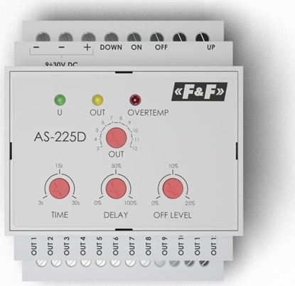 Attēls no F&F Sterownik kaskadowy - schodowy - AS-225D