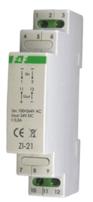 Attēls no F&F Zasilacz impulsowy 85-264V AC/12V DC 12W 1A DC (ZI-20)