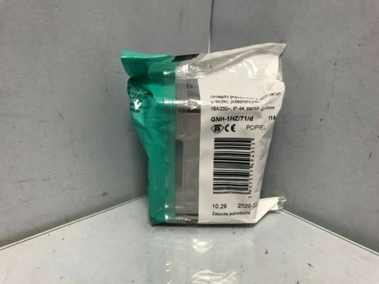 Picture of FALA Gniazdo hermetyczne pojedyncze z uziemieniem IP44 popiel GNH-1HZ/71/d