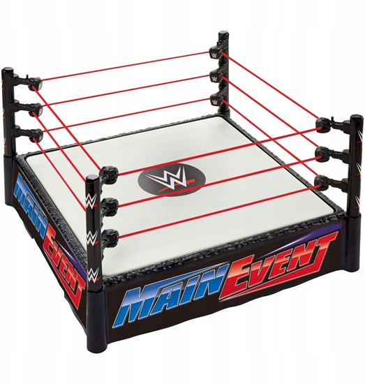 Изображение Figurka Mattel WWE Main Event Ring + naklejki (JDJ20)