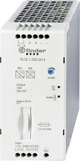 Picture of Finder Zasilacz impulsowy przemysowy 240W 24V DC 110-240V AC/DC 78.2E.1.230.2414