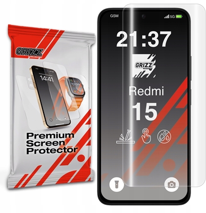 Attēls no Folia hydroelowa GrizzGlass Hydrofilm do Xiaomi Redmi 15