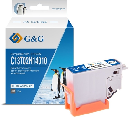 Picture of G&G kompatybilny ink / tusz z C13T02H14010, NP-E-0202XLPBK, photo black