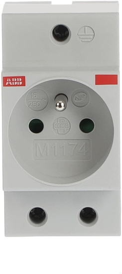 Picture of Gniazdo na szyn z bolcem pro M compact 16A 230V M1174 2CSM110000R0711