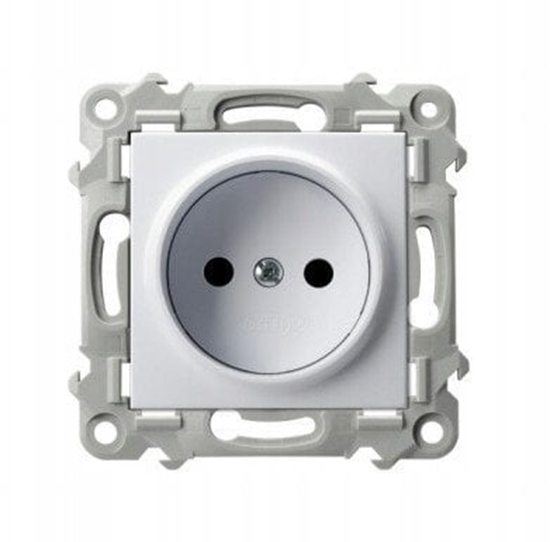 Picture of Gniazdo pojedyncze Ospel Szafir GP-1Z/m/00 biae