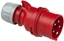 Attēls no Gniazdo przenone 16A 4P 400V czerwone IP44 TURBO SHARK 214-6TT