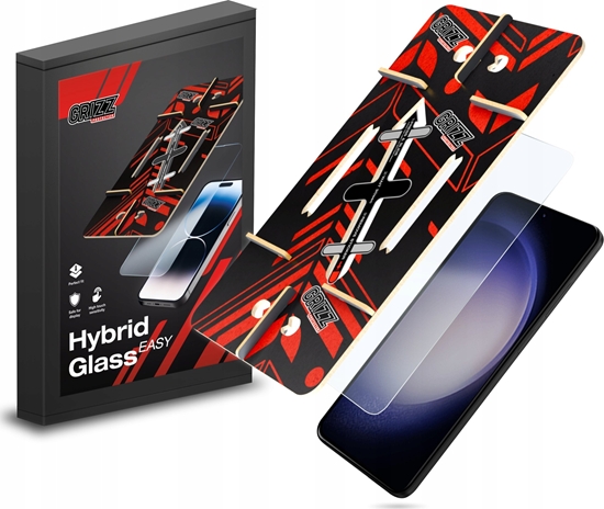 Изображение GrizzGlass Szko hybrydowe HybridGlass Easy do Samsung Galaxy S24