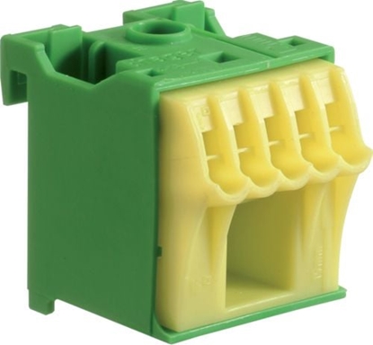 Attēls no Hager Blok samozacisków 63A QC zielony 6 przyczy 33 x 30 x 30mm( KN06E)