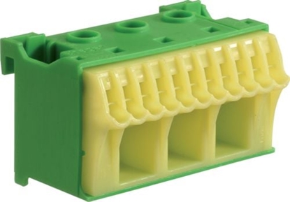Attēls no Hager Blok samozacisków QC 63A zielony 14 przyczy 33 x 60 x 34mm (KN14E)
