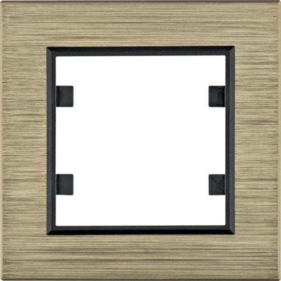 Picture of Hager Lumina passion ramka 1-krotna aluminium mosidz (WL9014)