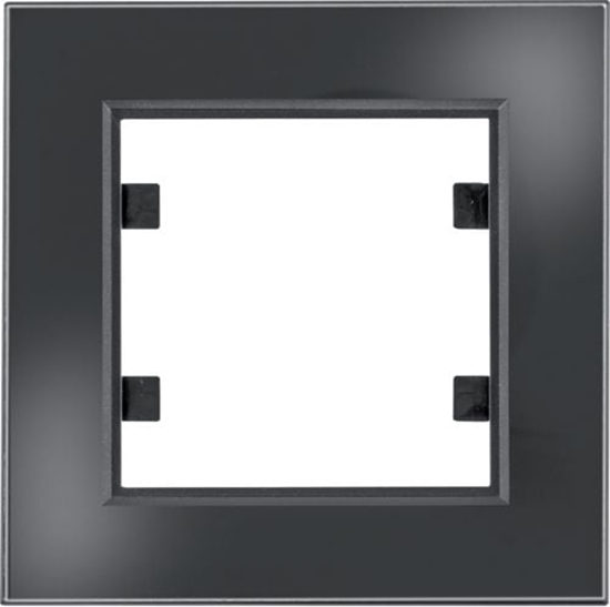 Picture of Hager Lumina passion ramka 1-krotna szklana czarna (WL9011)