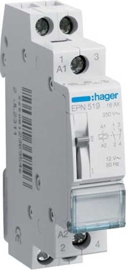 Picture of Hager Przekanik impulsowy 16A 12V AC 1Z 1R (EPN519)
