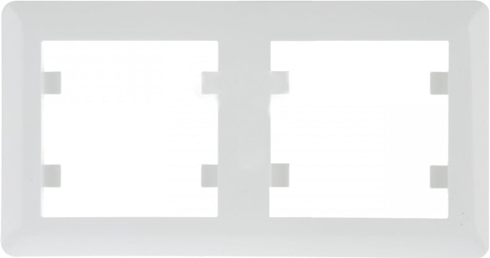 Picture of Hager Ramka 2-krotna Lumina2 pozioma biay (WL5220)