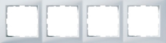 Изображение Hager Ramka poczwórna BERKER biaa - 5310148989
