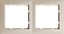 Picture of Hager Ramka podwójna BERKER kremowa - 5310128982